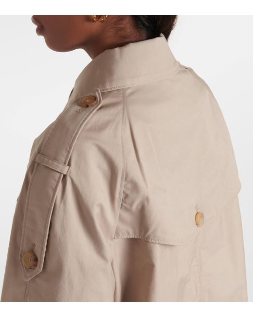 Max Mara Natural The Cube Dtrench Twill Trench Coat