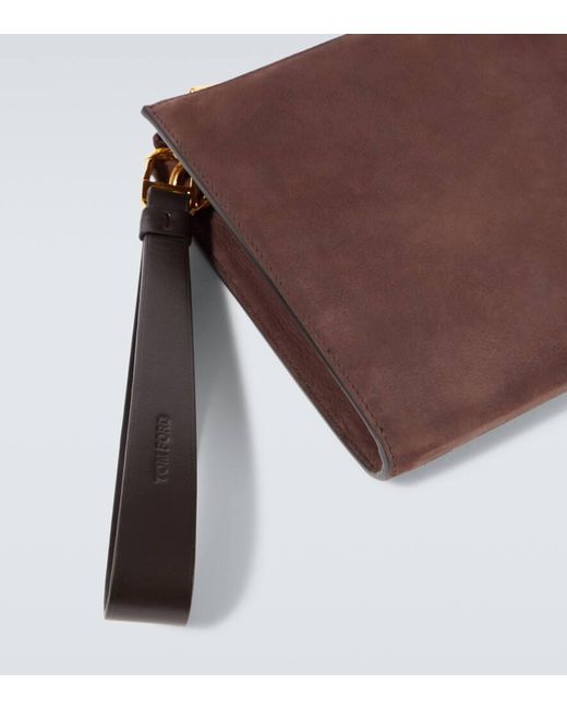 Tom Ford Etui Mini Aus Leder in Brown für Herren