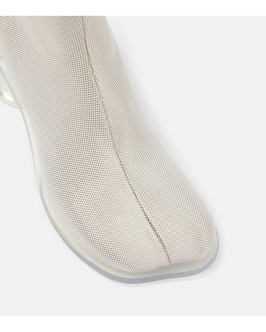 MM6 by Maison Martin Margiela White Ankle Boots Anatomic