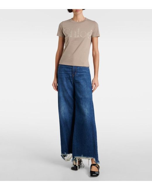 Chloé Black Polly Patent Leather Mary Jane Flats