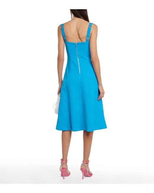 Rebecca Vallance Blue Hermosa Midi Dress