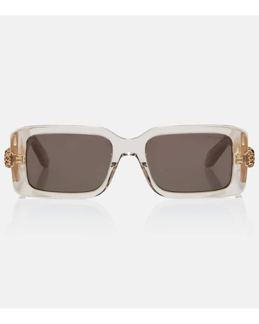 Occhiali Da Sole Rettangolari Serpenti Forever di BVLGARI in Brown