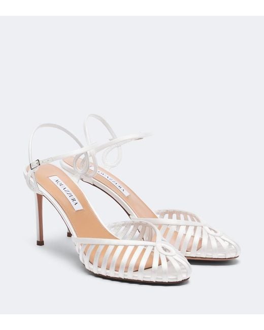 Aquazzura White Sweet Surrender Pumps