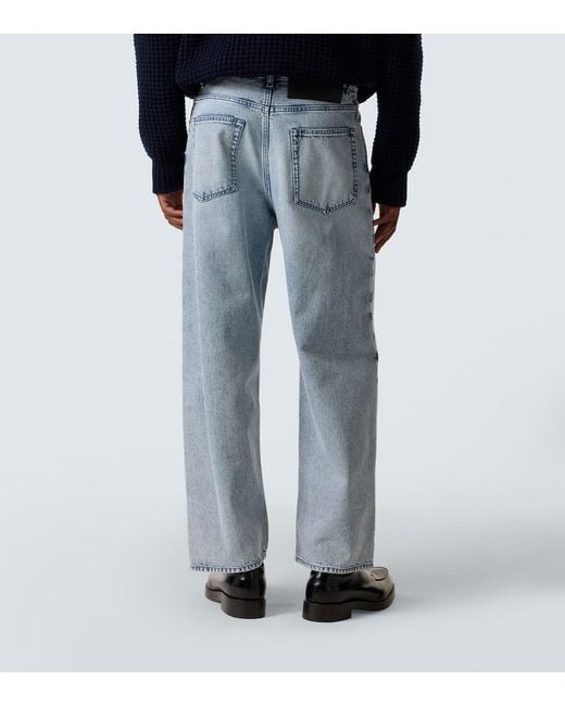 Jil Sander Blue Wide-Leg Jeans for men