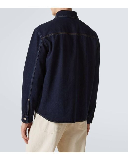 Burberry Blue Denim Shirt for men