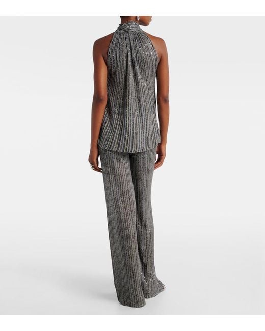 Missoni Gray High-Nek Top