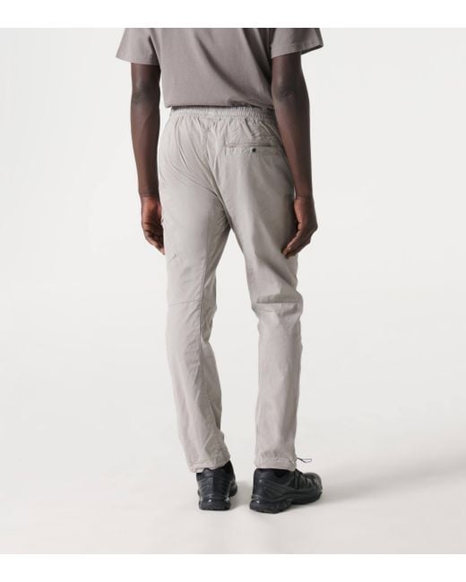 C P Company Gray Cotton-blend Cargo Pants for men