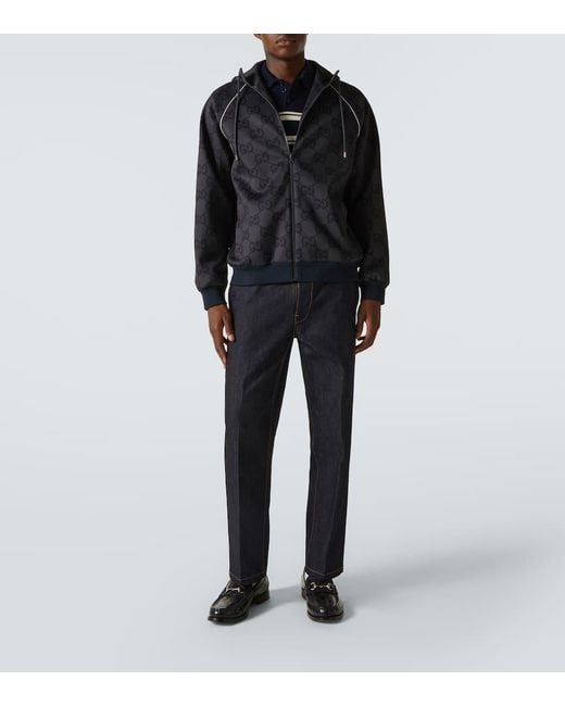 Giacca Jumbo Gg di Gucci in Black da Uomo