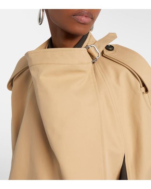 Burberry Natural Cape Aus Baumwolle