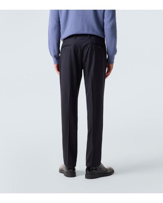 Lardini Black Virgin Wool Suit for men