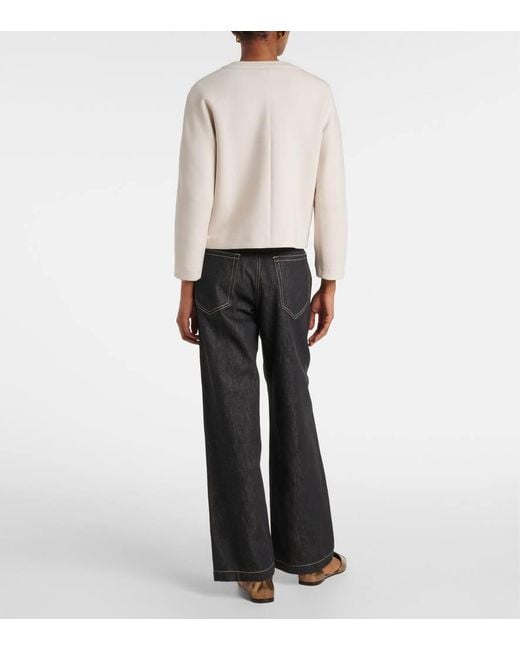 Max Mara Natural Jacke Gradara Aus Einem Baumwollgemisch