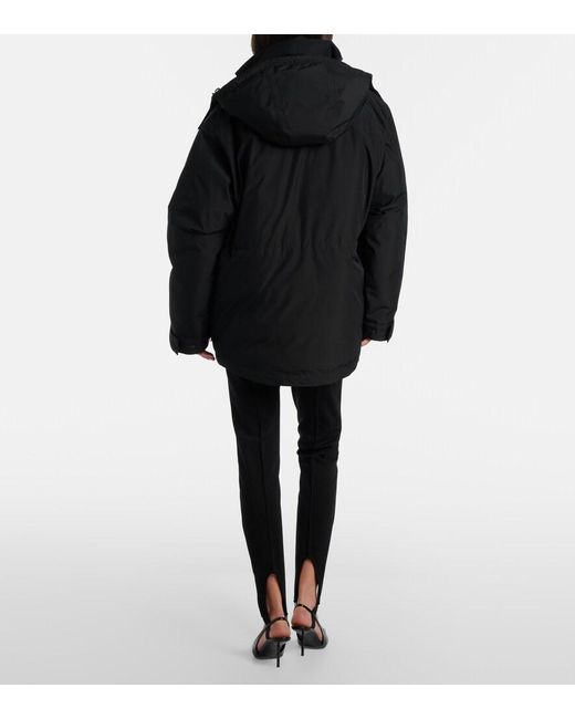 Saint Laurent Black Jersey Stirrup Leggings