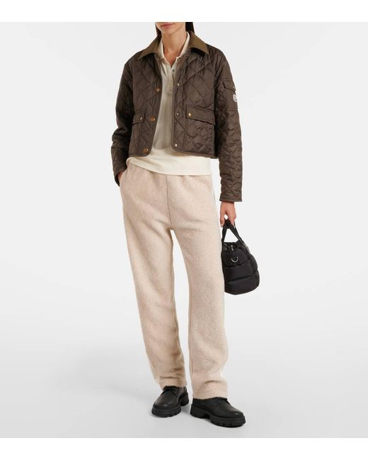 Moncler Natural Terry Sweatpants