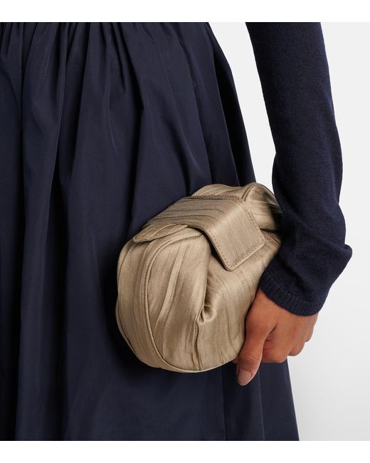 Gabriela Hearst Natural Demi Leather Clutch
