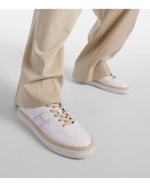 Hogan White Sneakers Cool aus Leder