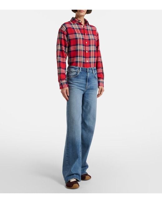Citizens of Humanity Blue Lyra High-Rise Wide-Leg Jeans