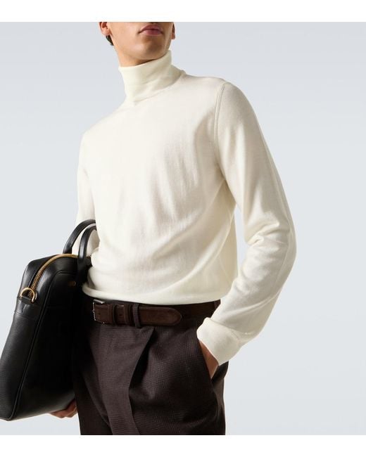 Slowear White Virgin Wool Sweater for men