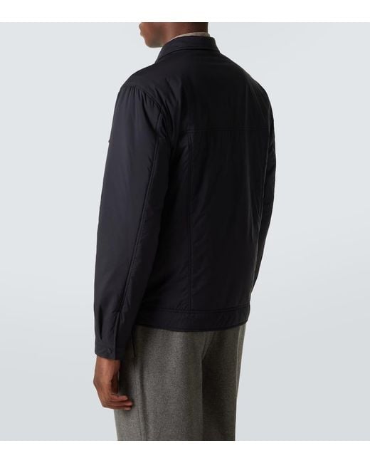 Herno Blue Padded Technical Jacket for men