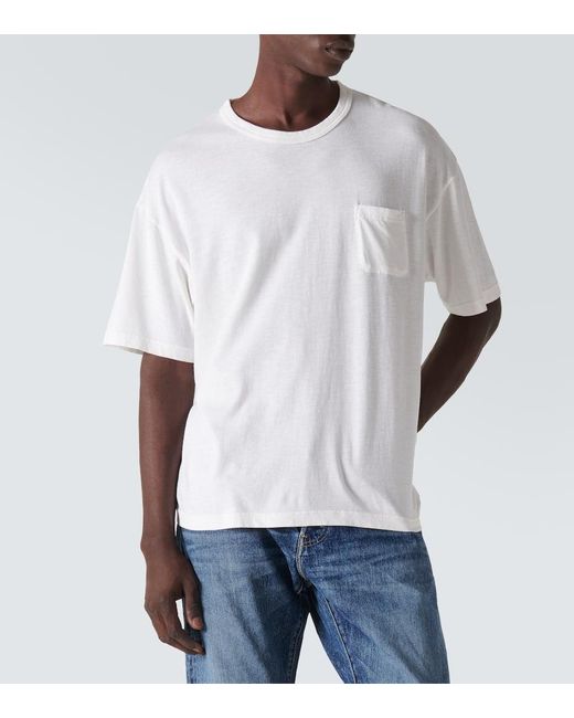 Camiseta Jumbo de algodon y seda Visvim de hombre de color White