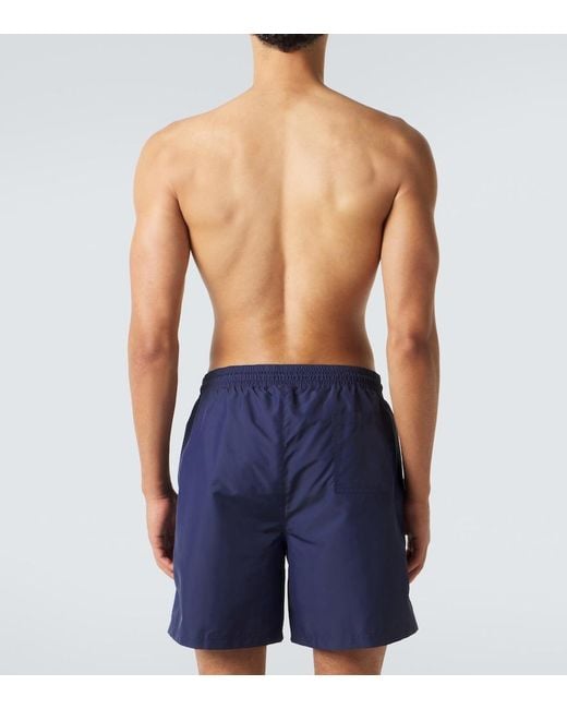 Brunello Cucinelli Blue Swim Trunks for men