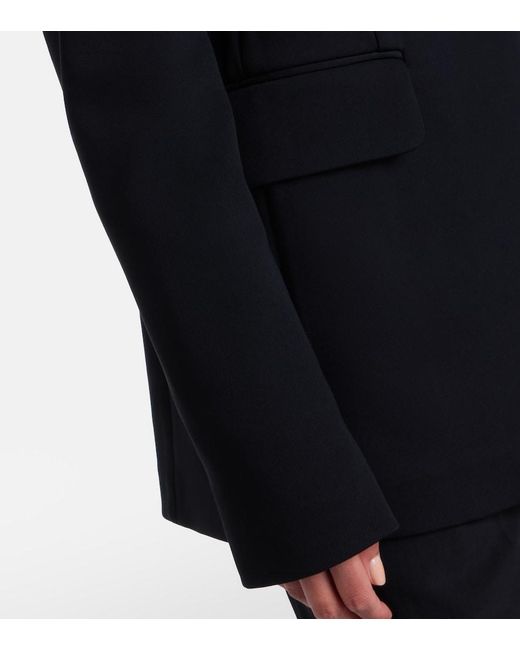 Sportmax Black Single-Breasted Blazer