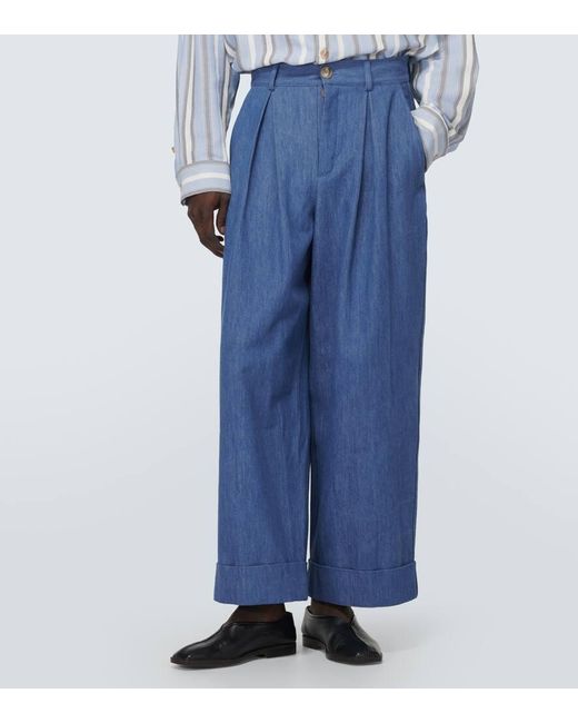 Pantalones chinos de algodon King & Tuckfield de hombre de color Blue