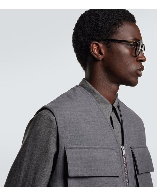 Bottega Veneta Brown Oversized Rectangular Glasses for men