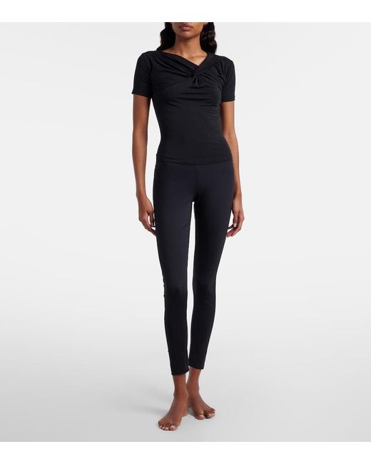 Eres Black Anna Gathered T-Shirt