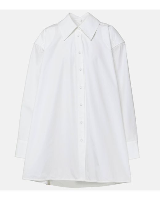 Jil Sander White Oversized Cotton Shirt