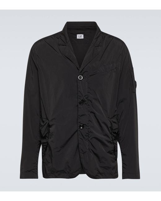 C P Company Black Single-breasted Blazer for men