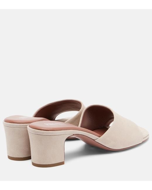 Paris Texas Pink Ava 50 Suede Mules