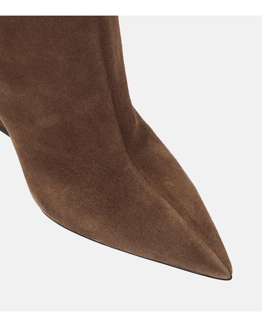 The Attico Brown Cheope Suede Knee-high Boots