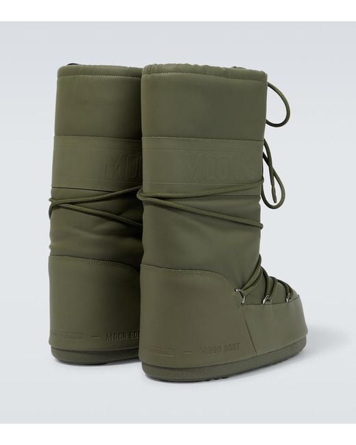 Moon Boot Green Icon Rubber Boots for men