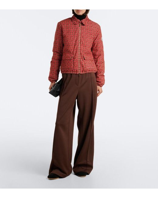Moncler Brown Logo Jersey Sweatpants
