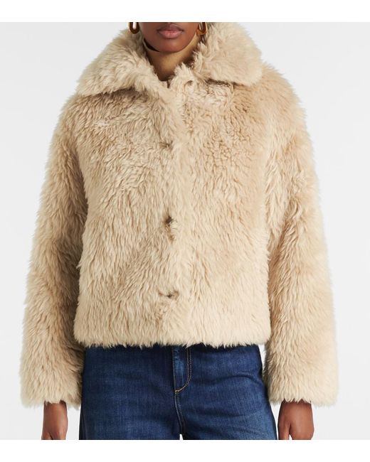 Yves Salomon Natural Wool Jacket