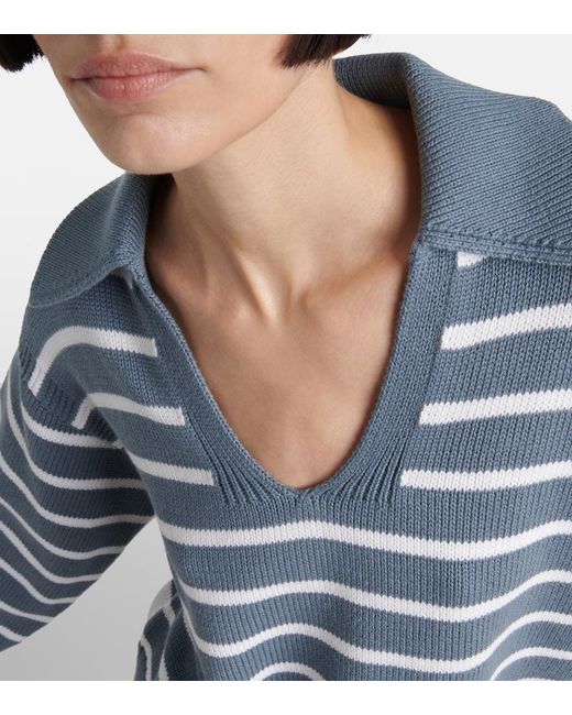 Proenza Schouler Blue Label Murphey Cotton And Cashmere Sweater