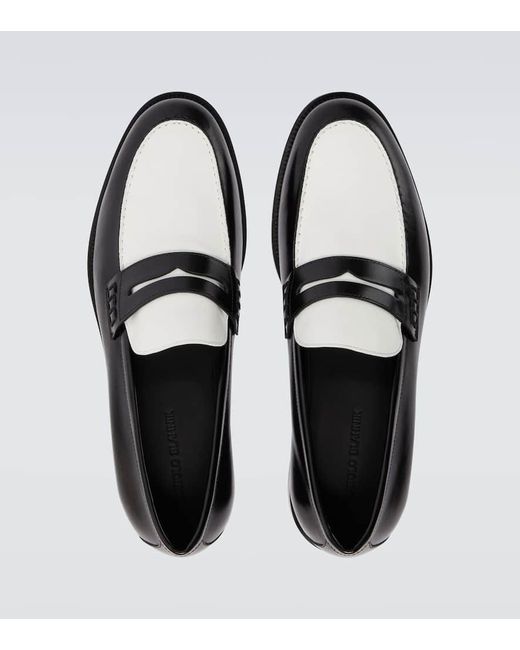 Mocassins Perry En Cuir Manolo Blahnik pour homme en coloris Black