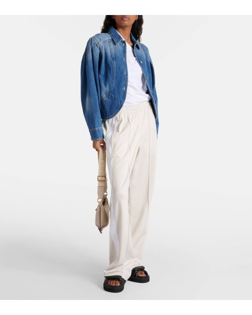 Pantalon de survetement Roldy en coton Isabel Marant en coloris Natural