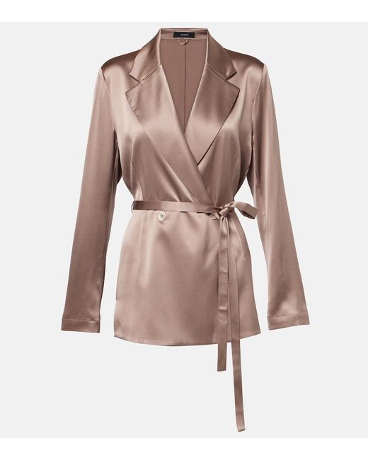 Joseph Brown Joubert Silk Satin Jacket