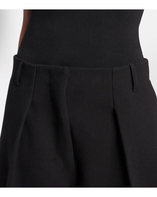 Jacquemus Black Ovalo Barrel-Leg Pants