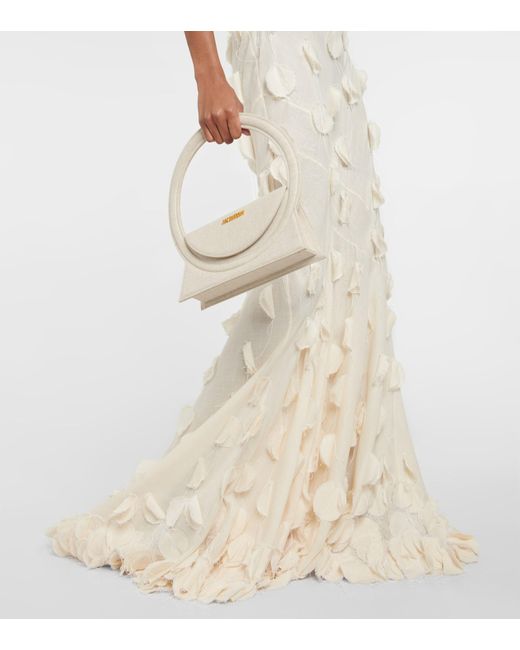 Jacquemus La Robe Draggiu Appliqued Cotton Gown in Natural Lyst