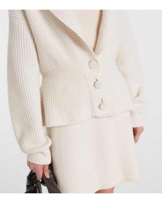 Lisa Yang White Alessandra Cashmere Cardigan