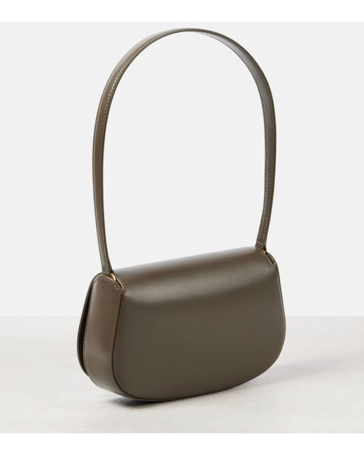 Saint Laurent Gray Voltaire Mini Leather Shoulder Bag