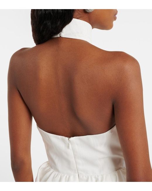 Rebecca Vallance White Bridal Harriet Bow-Detail Minidress