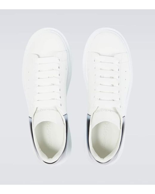 Alexander McQueen Sneakers Oversized aus Leder in White für Herren