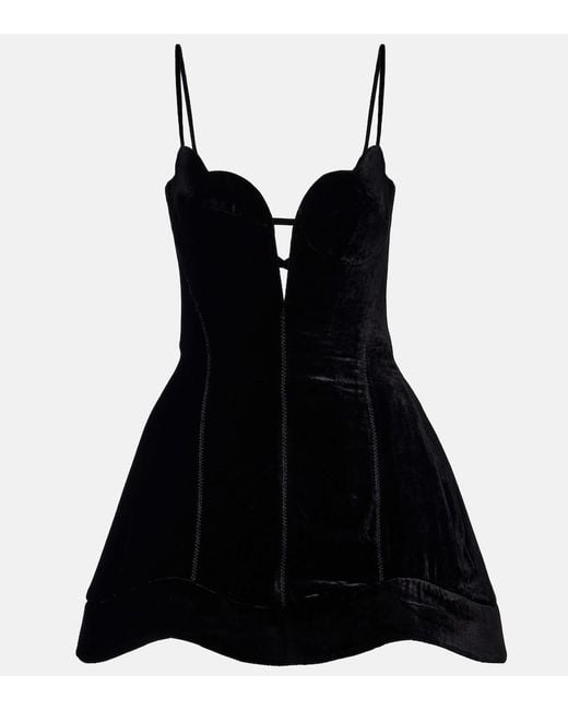 Maria Lucia Hohan Black Kemna Bustier Minidress