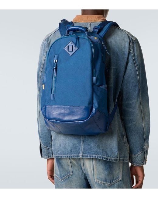 Visvim Rucksack Cordura 20L Mit Leder in Blue für Herren