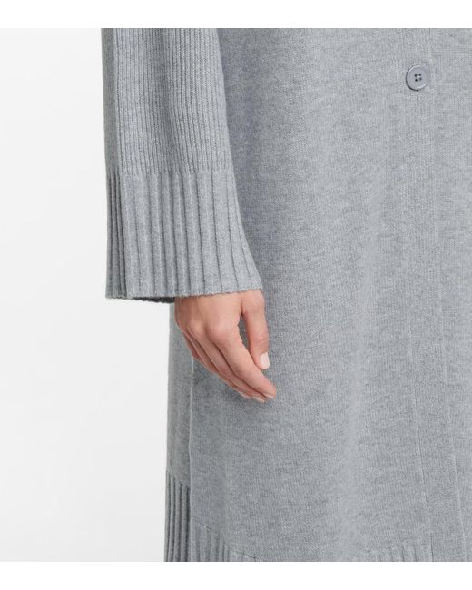 Dorothee Schumacher Gray Modern Statements Wool And Cashmere Cardigan