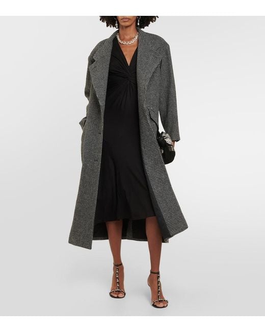 Isabel Marant Black Sabine Wool Coat