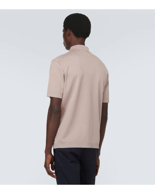 Herno Natural Cotton Polo Shirt for men